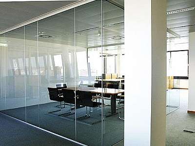 Divisória de vidro temperado escritório Jardim São Luís