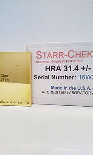 Bloco padrão de dureza Bloco padrão de dureza