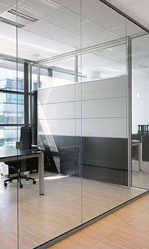 Divisórias de vidro temperado Divisórias de vidro temperado