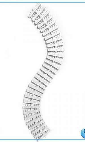 Grelha articulada para piscina Grelha articulada para piscina